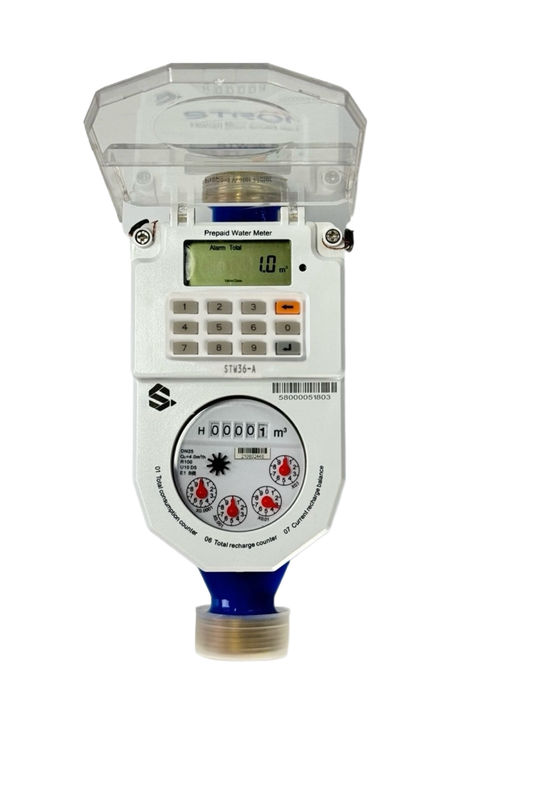 Πεδίο θερμοκρασίας - 10 έως 55 βαθμούς Κελσίου Βιομηχανικό μετρητή ροής νερού Προπληρωμένη λειτουργία Λύση μέτρησης ροής για τη βιομηχανία