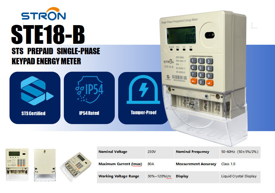 Έξυπνος μετρητής προπληρωμένου ρεύματος έτοιμος για πληρωμή μέσω κινητού με καταγραφή δεδομένων 10 ετών & αυτόματο τερματισμό σε περίπτωση παραβίασης