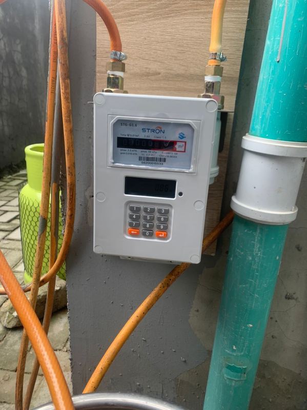 Έξυπνος μετρητής αερίου υψηλής ακρίβειας βαθμού 1.5 με τηλεχειριστήριο και αυτόματο έλεγχο βαλβίδας