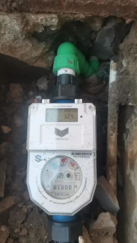 Φαρμακείο απευθείας R160 STS έξυπνη CIU τηλεχειριστή ενσωματωμένο κέλυφος χαλκού IP68 προστασία μετρητή νερού προπληρωμένο