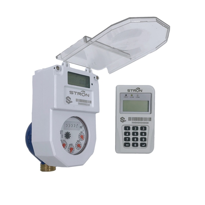 Highly Prepaid Water Meter for Measuring The Water Consumption DN15/DN20/DN25 7.8 Velocity Of Flow