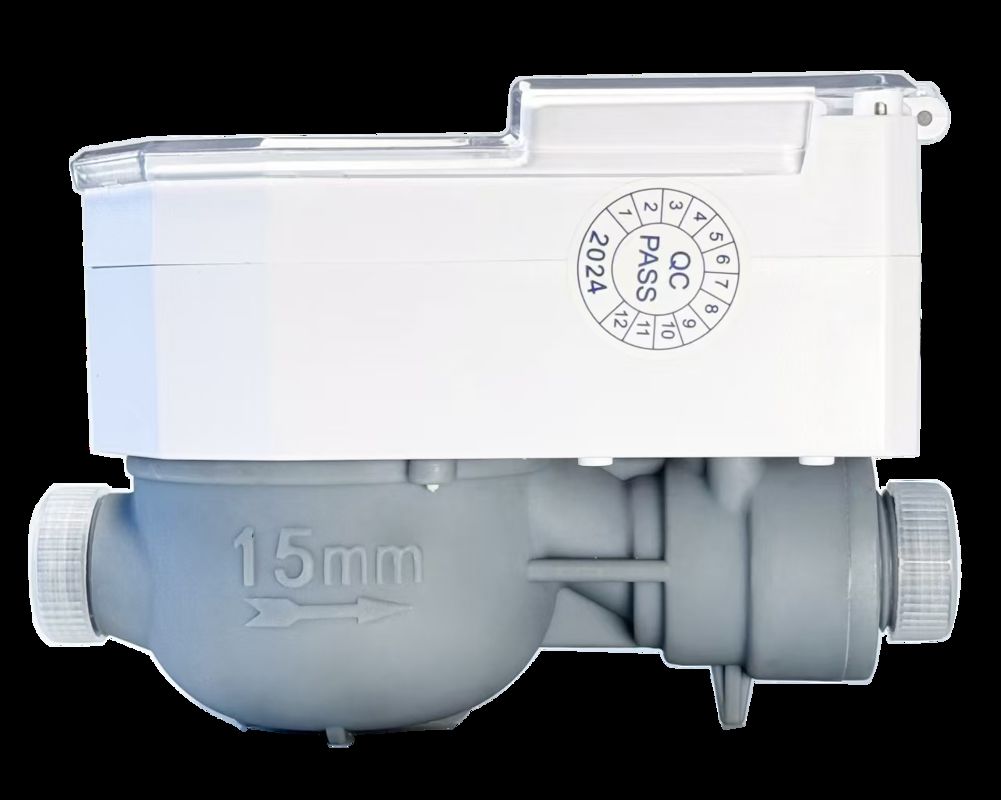 Φθηνό STS Προπληρωμένο Μετρητή νερού Ραδιοφωνική επικοινωνιακή μονάδα Προπληρωμένο πλαστικό που εξασφαλίζει τη διαβίβαση δεδομένων χρήσης νερού και τον προπληρωμένο έλεγχο