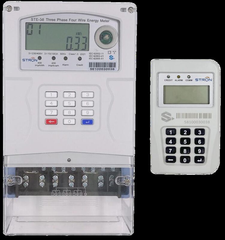 IP54 Smart Prepaid Electricity Meter Single Phase Electricity Monitoring Device for Energy Consumption Tracking and Control