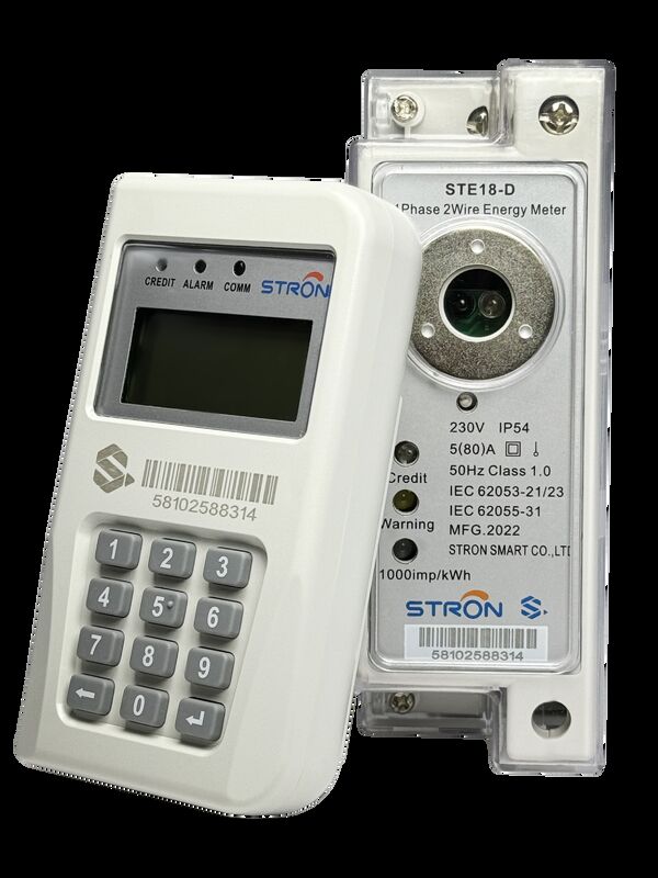 Τεχνόπεδο εισόδου Ο τρόπος έξυπνος προπληρωμένος μετρητής ηλεκτρικής ενέργειας με ακρίβεια κλάσης 1 και προστασία από εισροές IP54 κατάλληλος για παρακολούθηση ισχύος