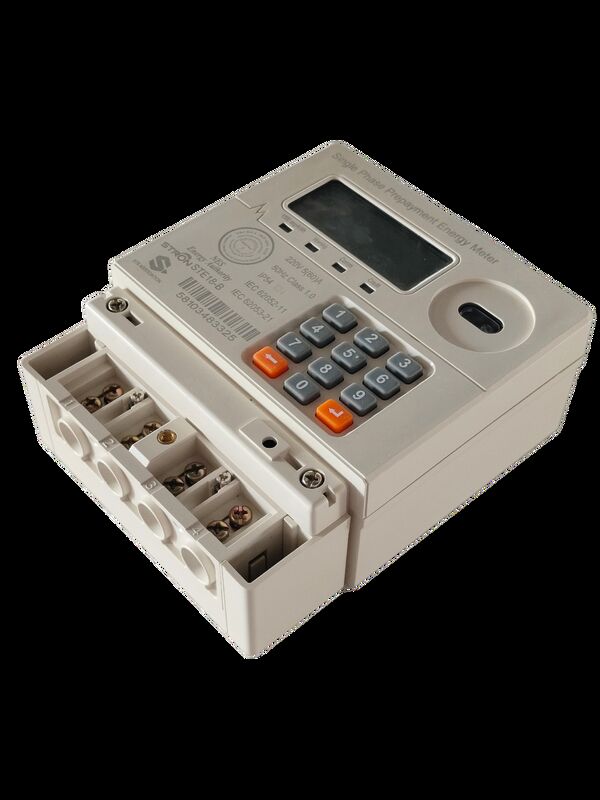 Τύπος προπληρωμένου σήματος έξυπνος προπληρωμένος μετρητής ηλεκτρικής ενέργειας ενσωματωμένος με απεριόριστη χωρητικότητα και Stronpay Vending λογισμικό υποστήριξης ενέργειας