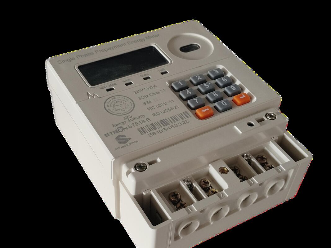Τύπος προπληρωμένου σήματος έξυπνος προπληρωμένος μετρητής ηλεκτρικής ενέργειας ενσωματωμένος με απεριόριστη χωρητικότητα και Stronpay Vending λογισμικό υποστήριξης ενέργειας