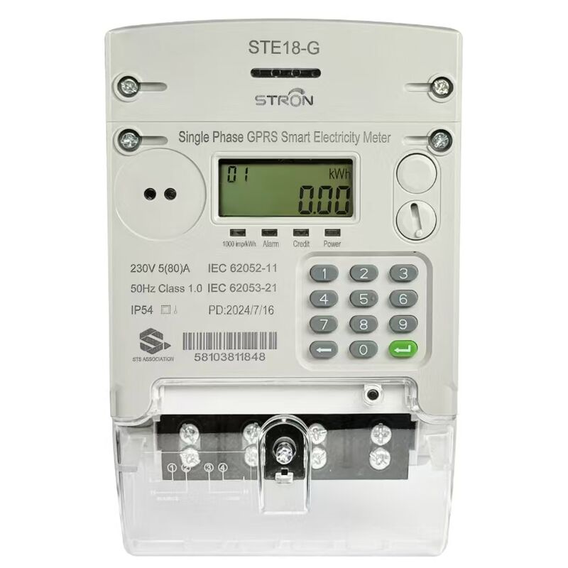 Smart Prepaid Electricity Meter Supporting STS Token Recharge with Twenty Digit Token and Modular Design for Upgrades and Operation