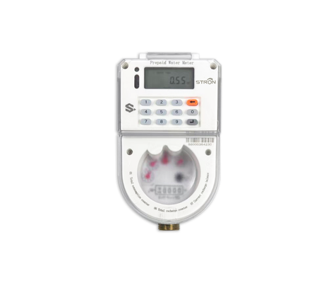 Smart Prepaid Water Meter  (STS Standaliard) ODM/ OEM Customizable Clear Mechanical Display (Anti-Fog) Reble Brass Water
